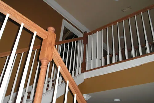 Stair Rail Painting