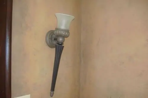 Wall Sconce Faux Finish
